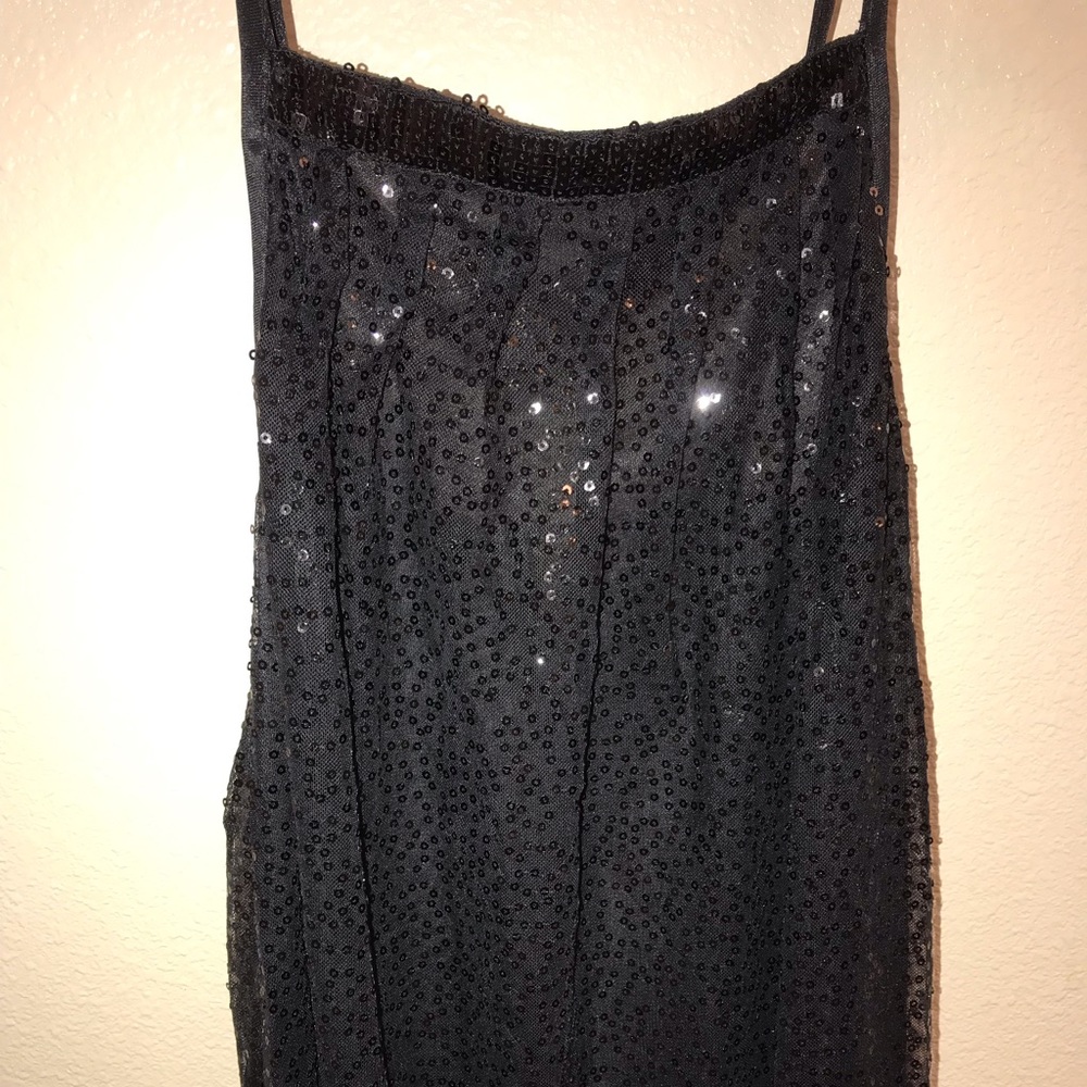 Little black sequin dress